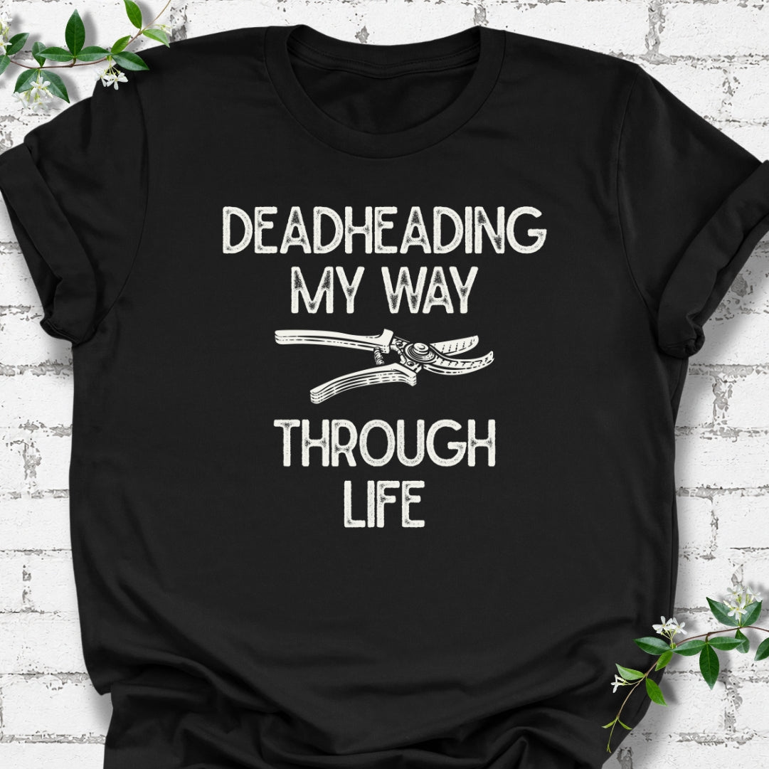 Deadheading My Way Through Life Lightweight Tee