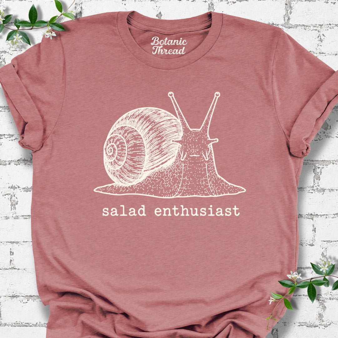 Salad Enthusiast Snail Lightweight Tee