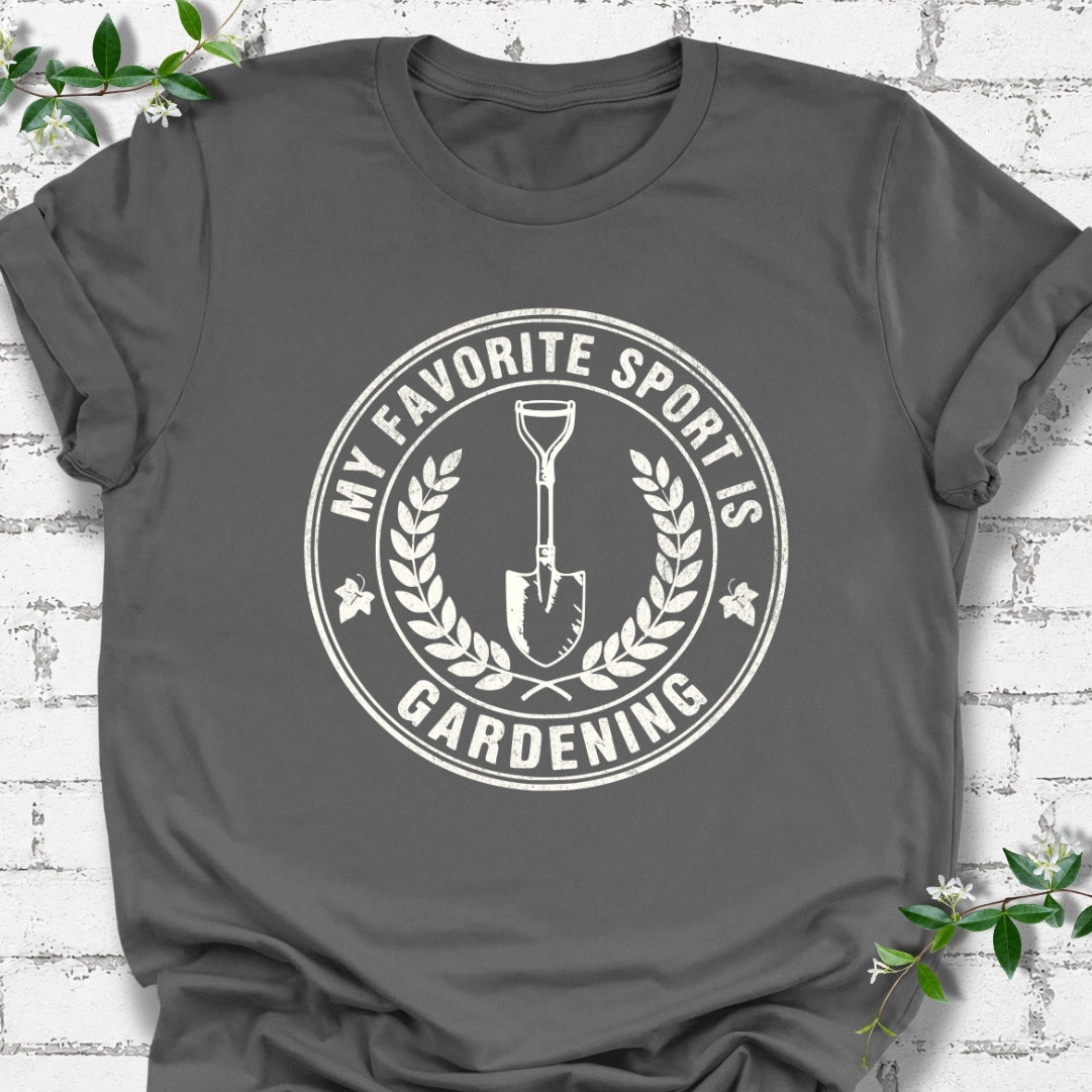 My Favorite Sport Is Gardening Lightweight Tee