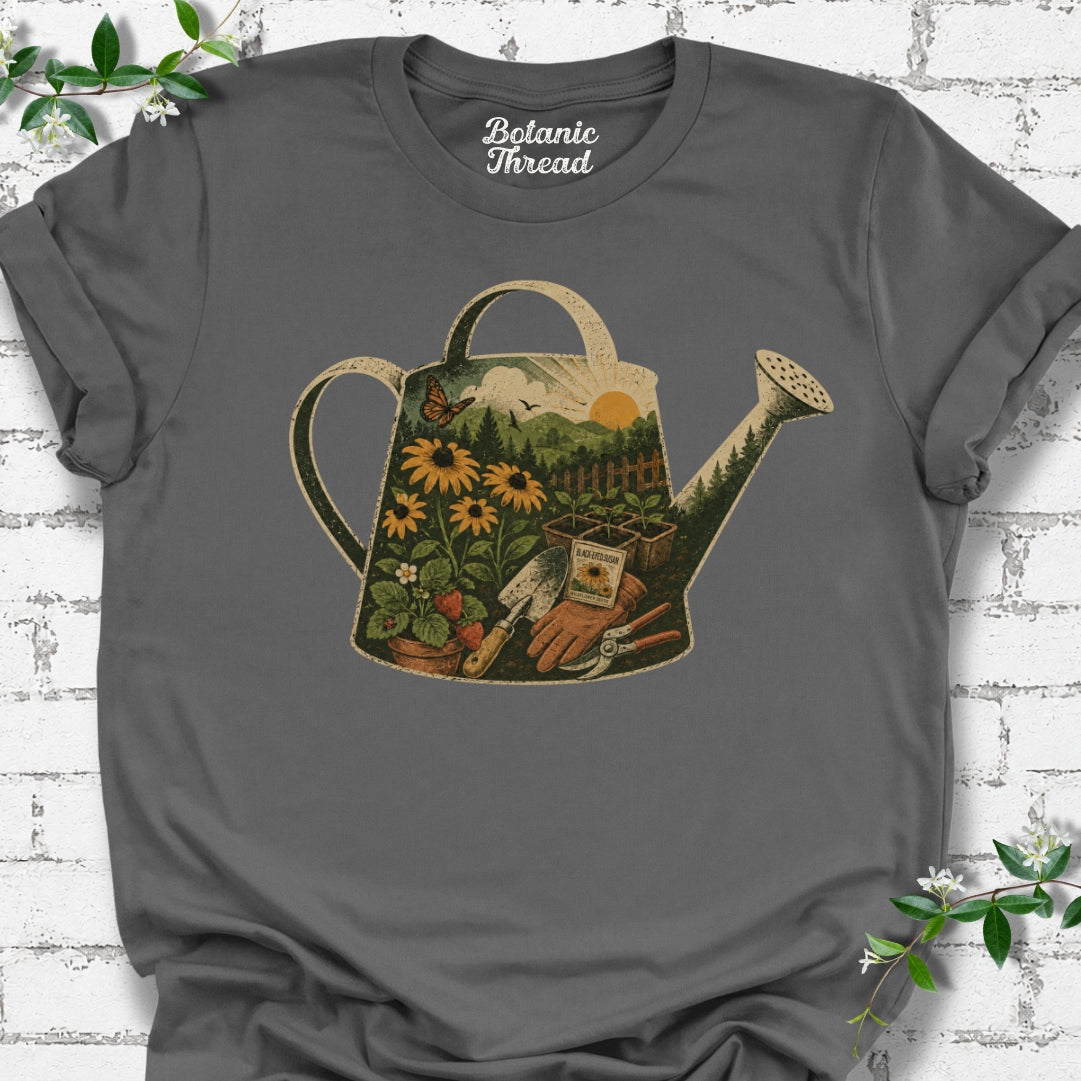Watering Can Art Lightweight Tee