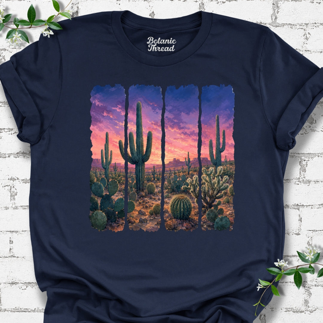 Desert Sunset Paint Strokes T-Shirt