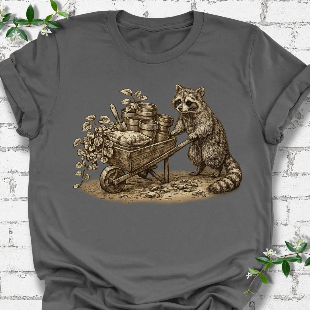 Raccoon Gardener Lightweight Tee