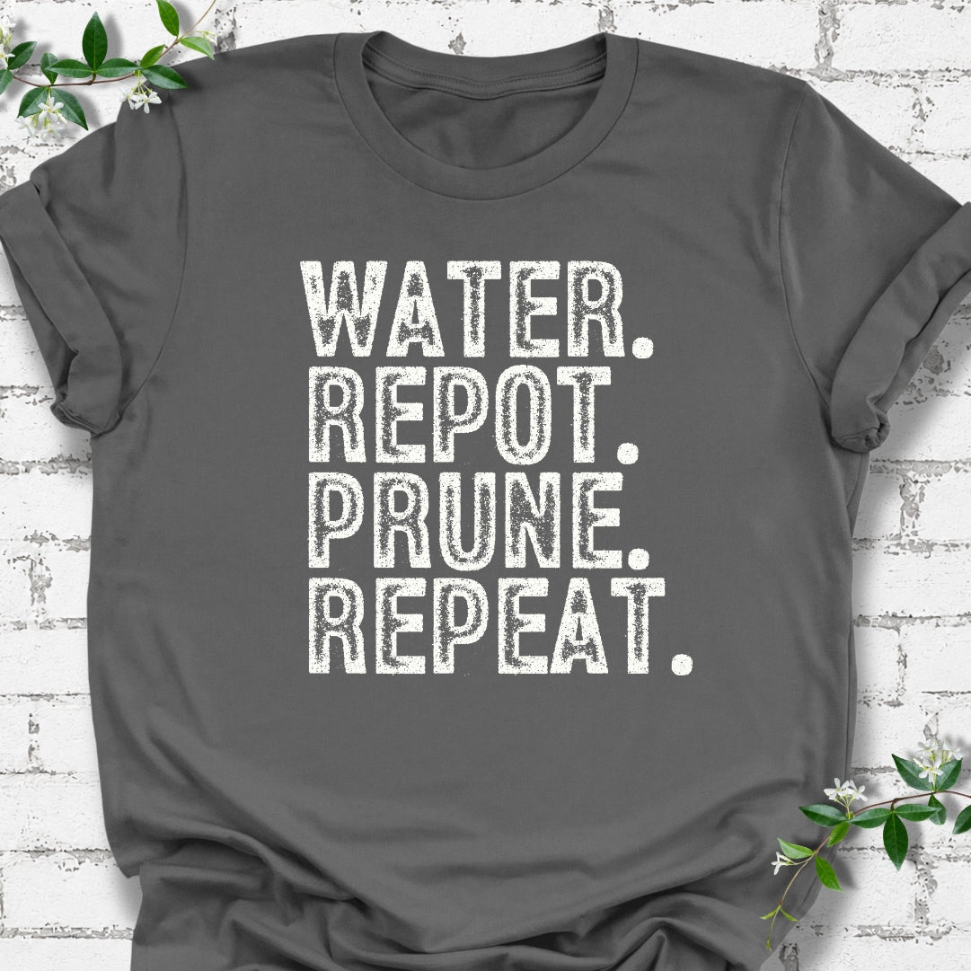 Water. Repot. Prune. Repeat.  Lightweight Tee