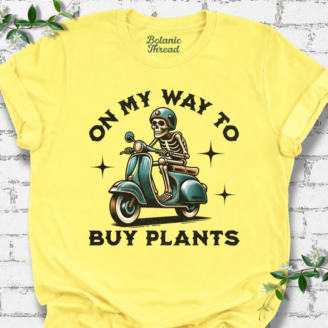 On My Way To Buy Plants Skelly Lightweight Tee