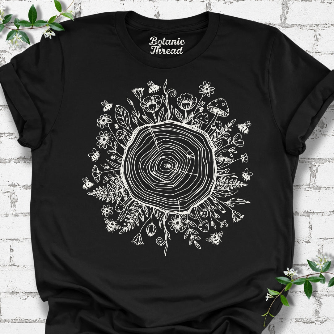 Garden Growth Rings Lightweight Tee