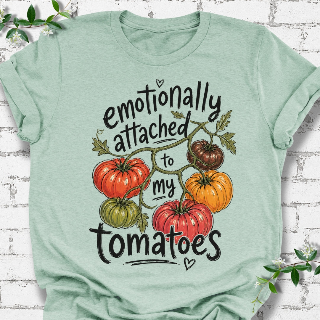 Emotionally Attached To My Tomatoes Lightweight Tee