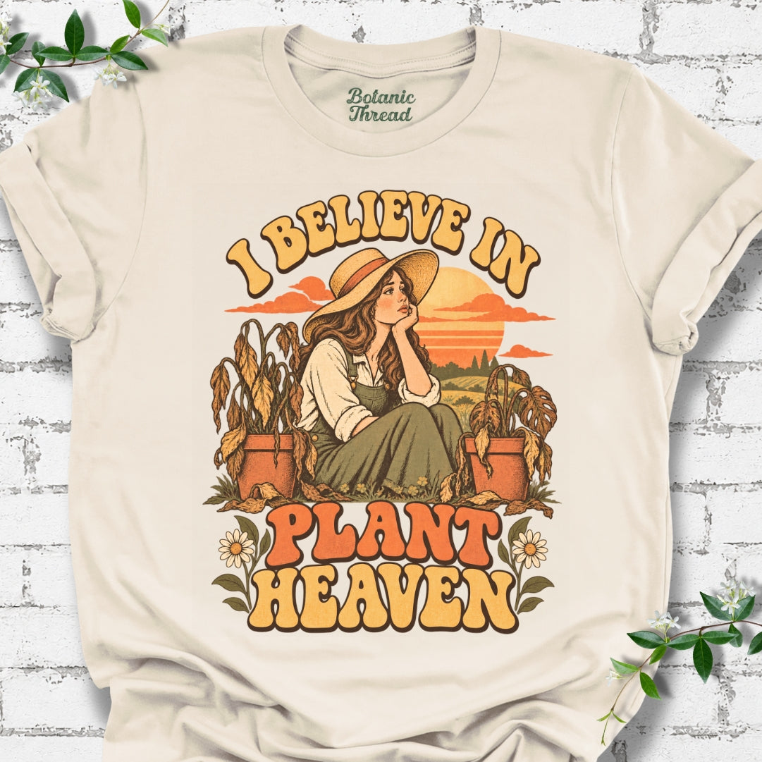 I Believe In Plant Heaven Vintage T-Shirt
