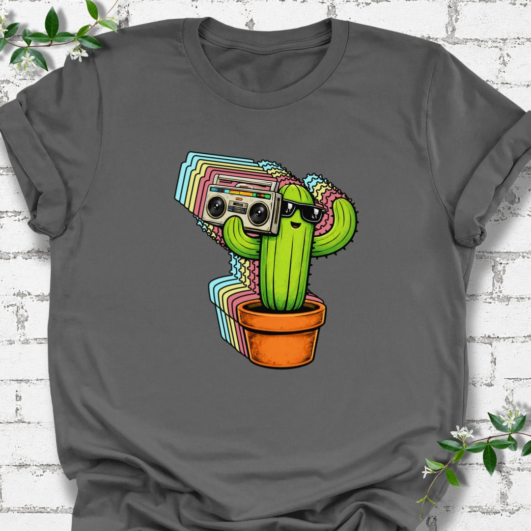 Cactus With Boom Box Lightweight Tee