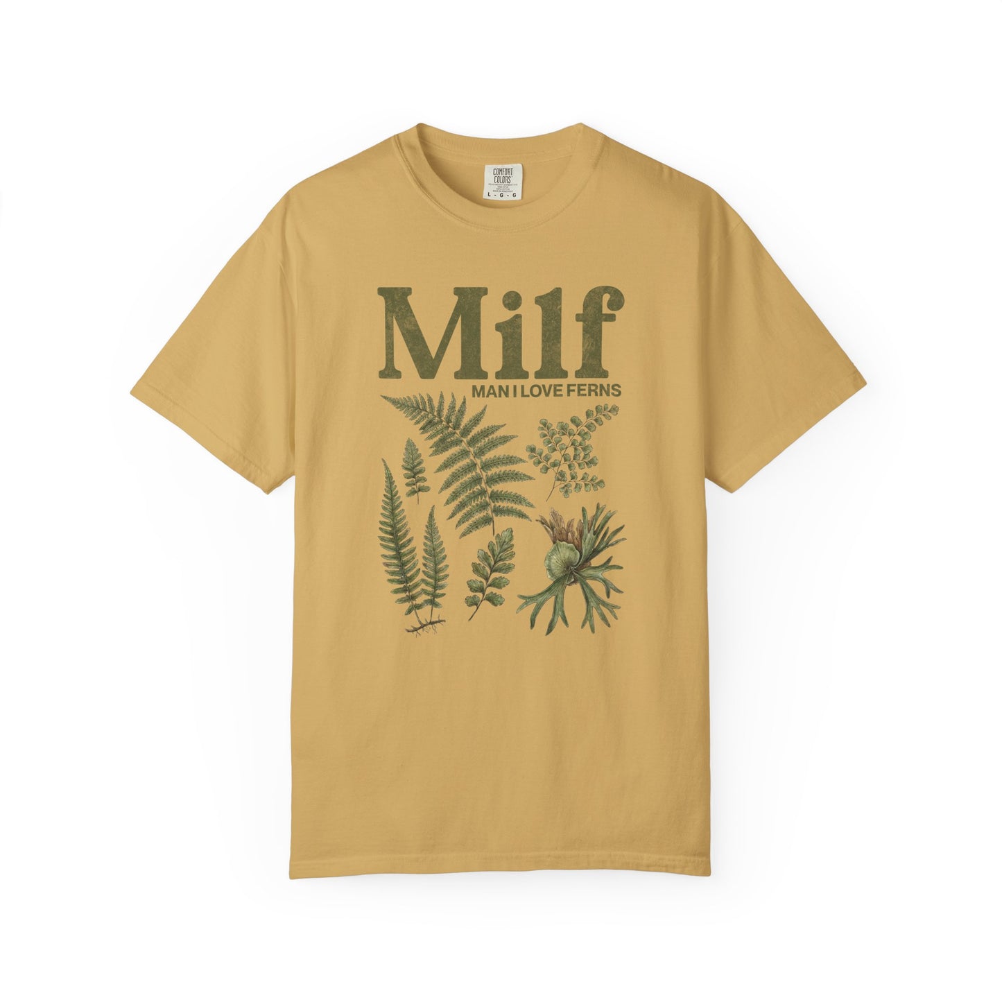Milf Man I Love Ferns Comfort Colors® Heavyweight T-shirt