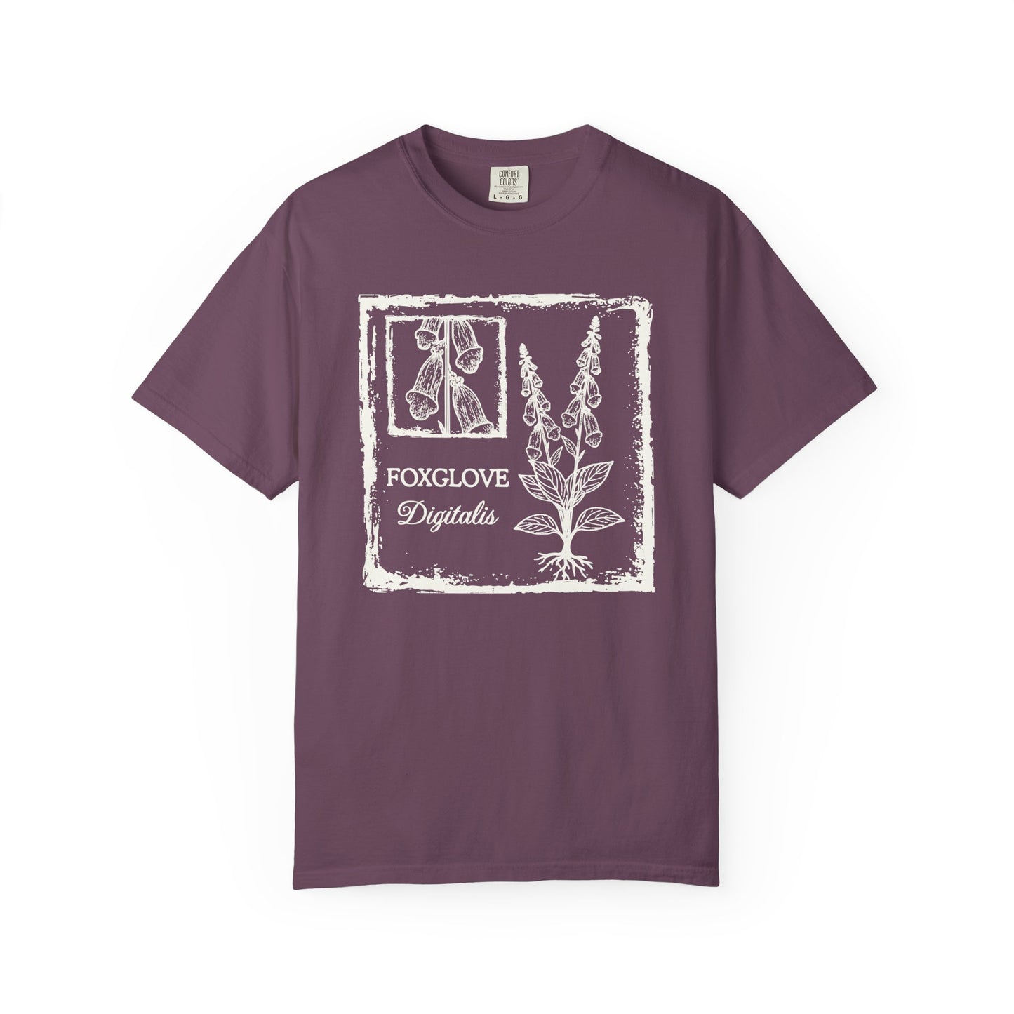 Foxglove Digitalis Comfort Colors® Heavyweight T-shirt