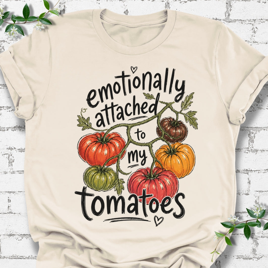 Emotionally Attached To My Tomatoes Lightweight Tee