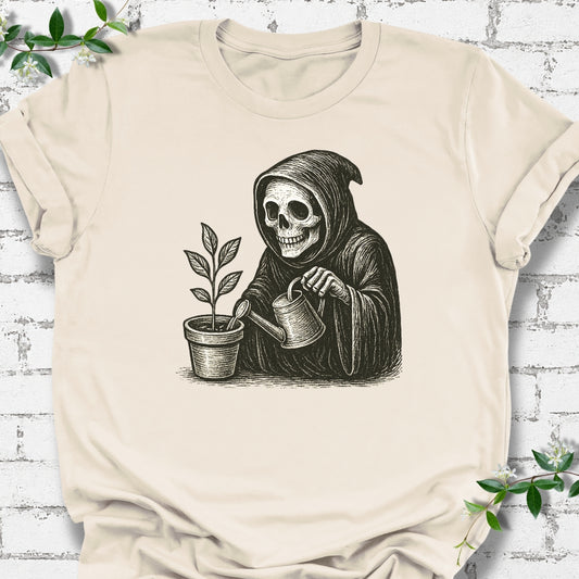 Grim Reaper Plant Lover Lightweight Tee