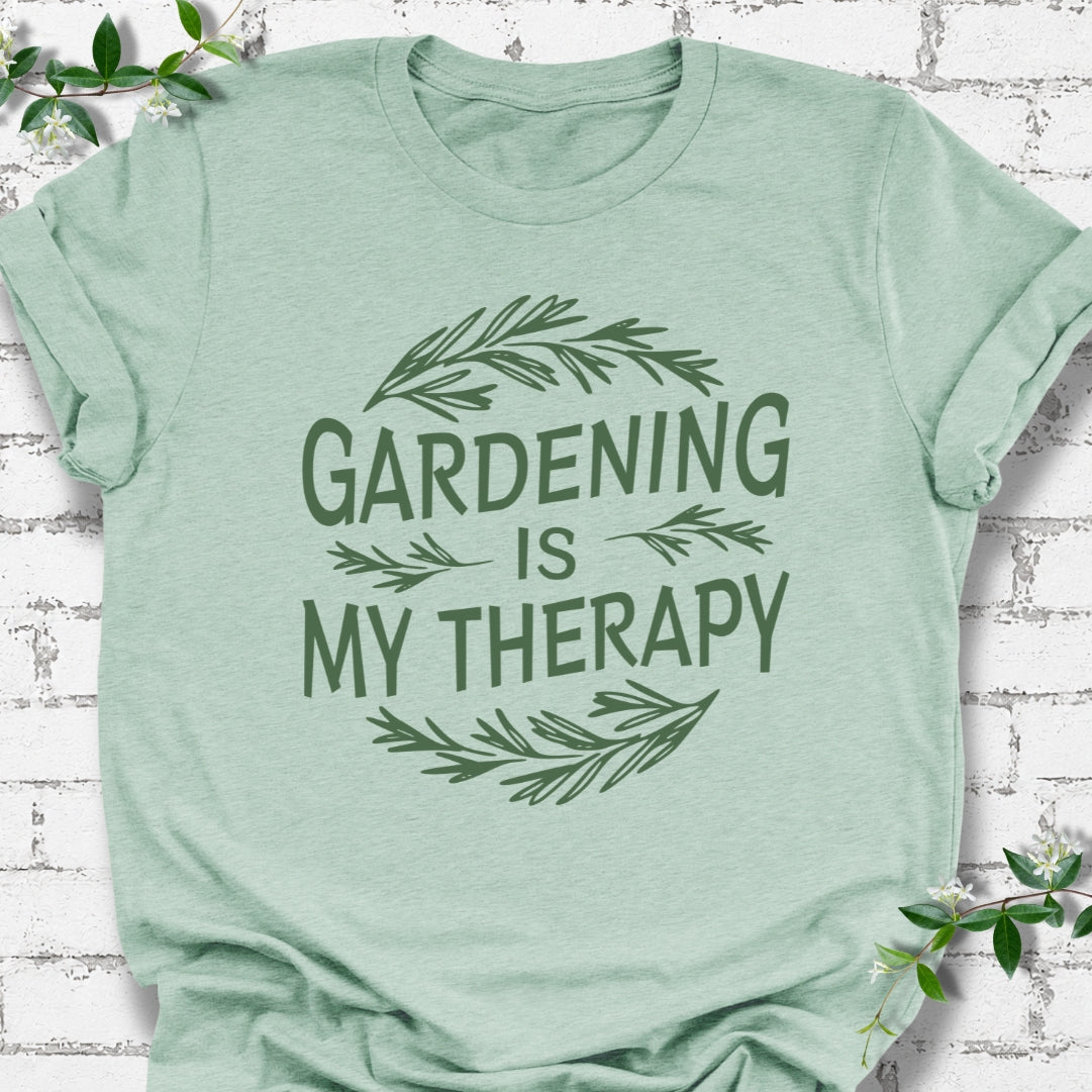 Gardening Is My Therapy Lightweight Tee