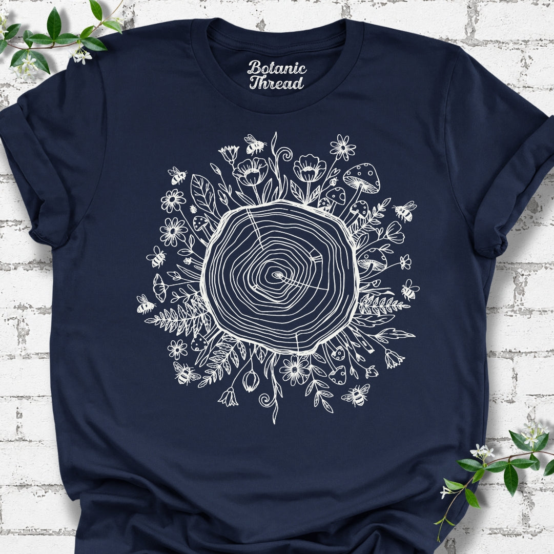 Garden Growth Rings Lightweight Tee