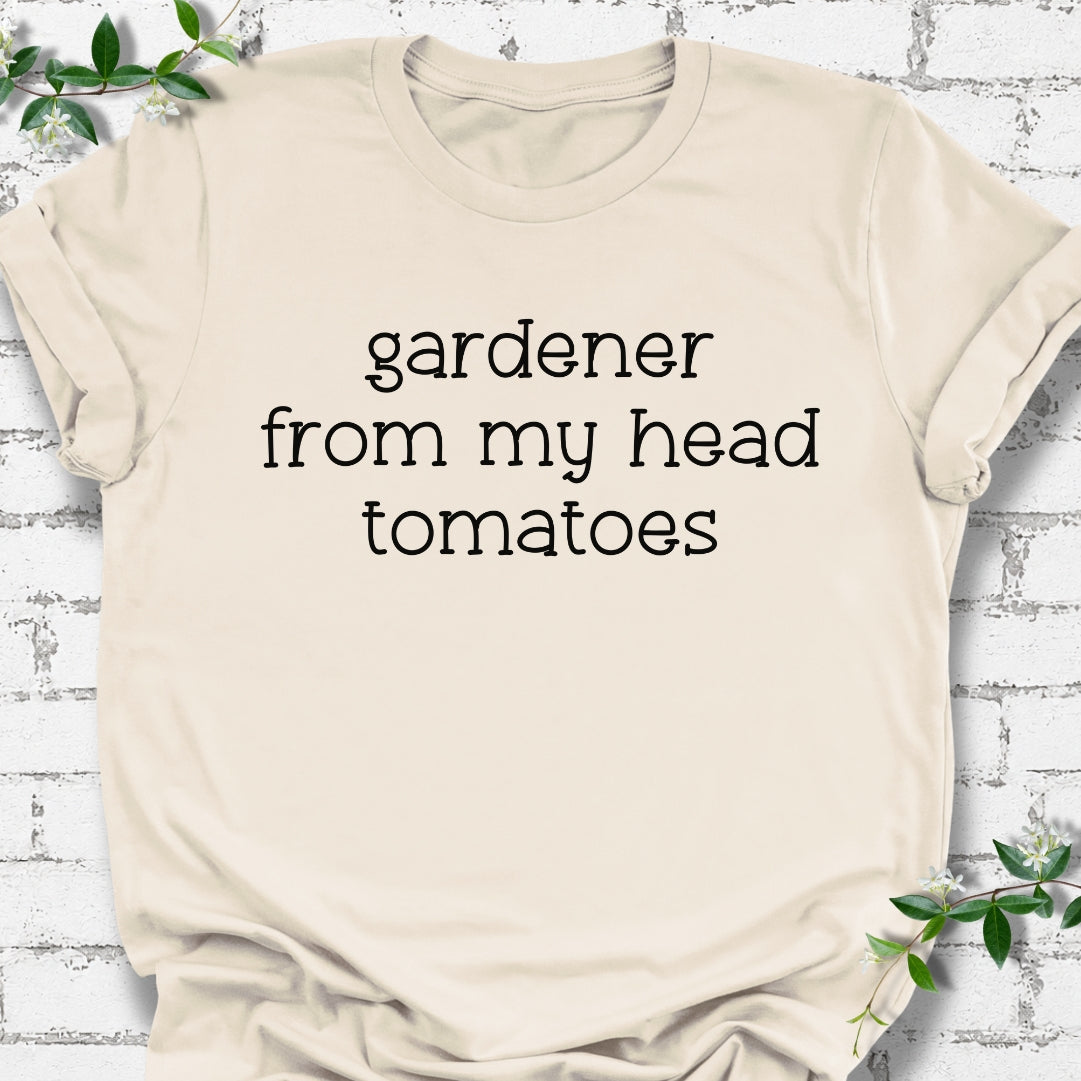 Gardener From My Head Tomatoes Lightweight Tee
