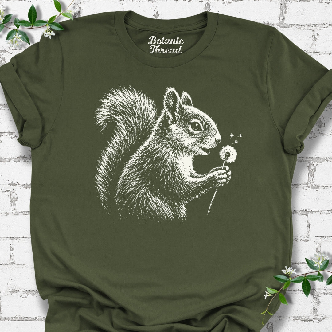Squirrel Wishing Lightweight Tee