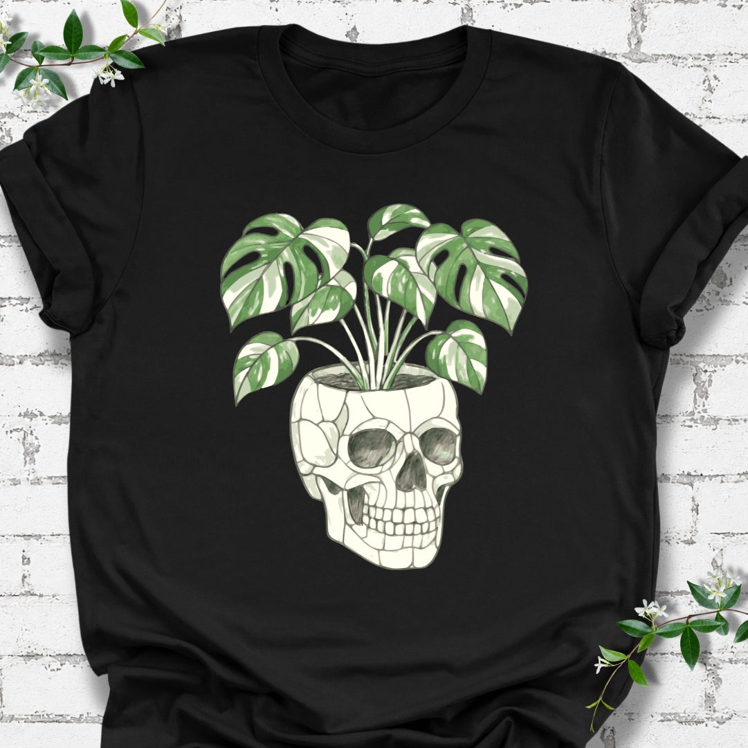 Monstera Skull Pot Lightweight Tee