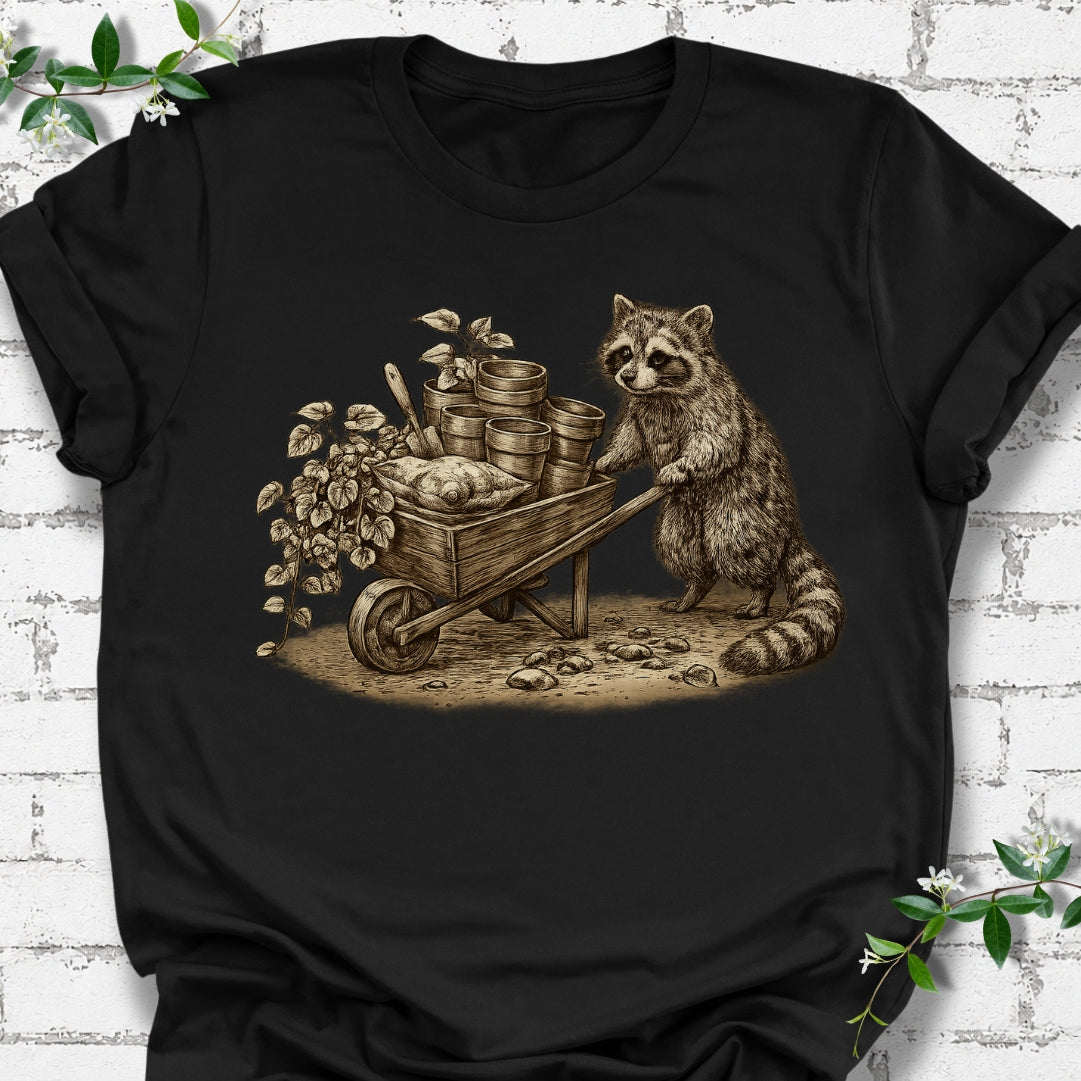 Raccoon Gardener Lightweight Tee