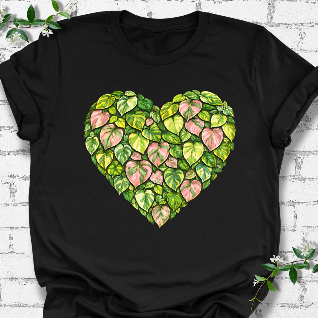 Heart Of Philodendron And Pothos Lightweight Tee