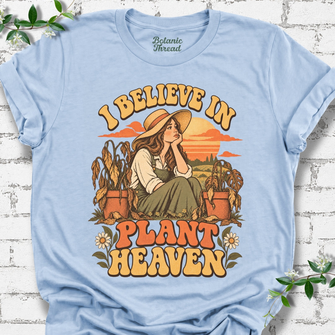 I Believe In Plant Heaven Vintage T-Shirt