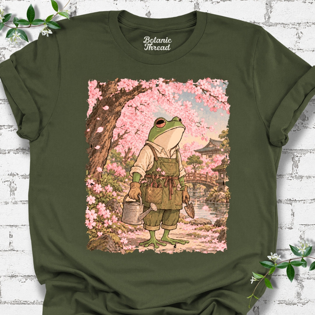 Cherry Blossom Frog T-Shirt