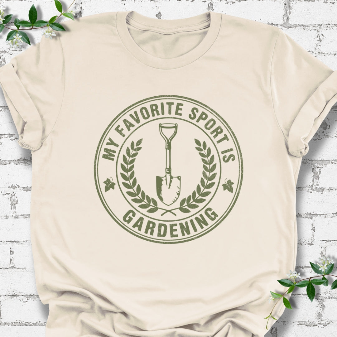 My Favorite Sport Is Gardening Lightweight Tee