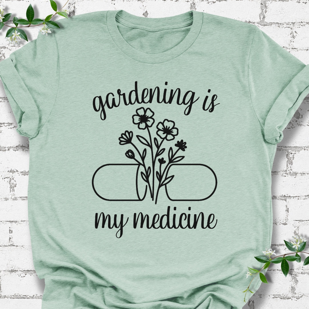 Gardening Is My Medicine Lightweight Tee