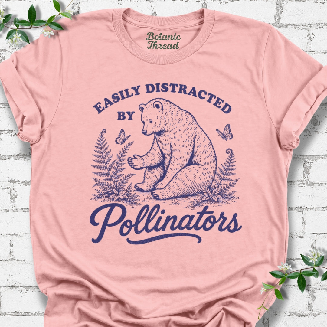 Easily Distracted By Pollinators Lightweight Tee