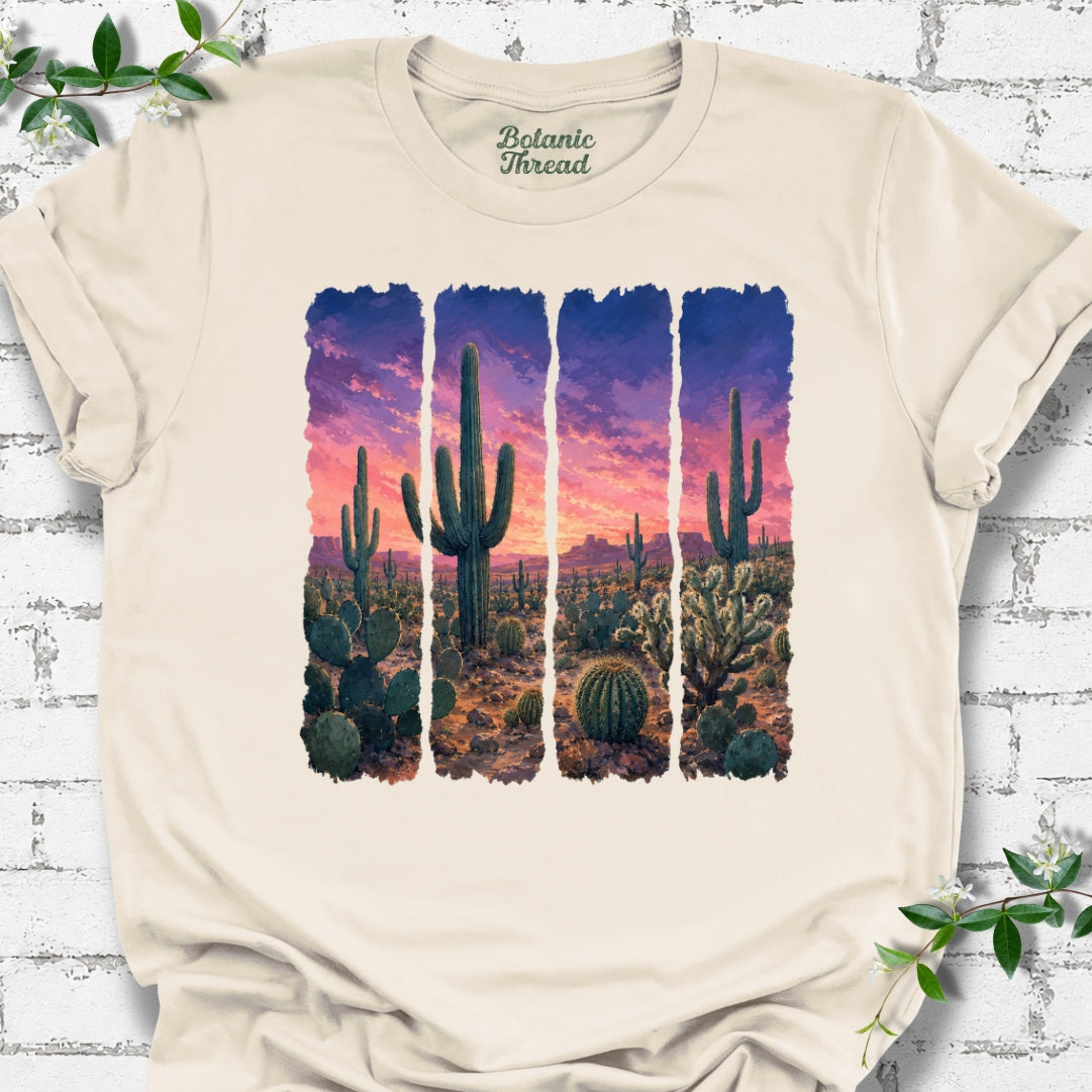 Desert Sunset Paint Strokes T-Shirt