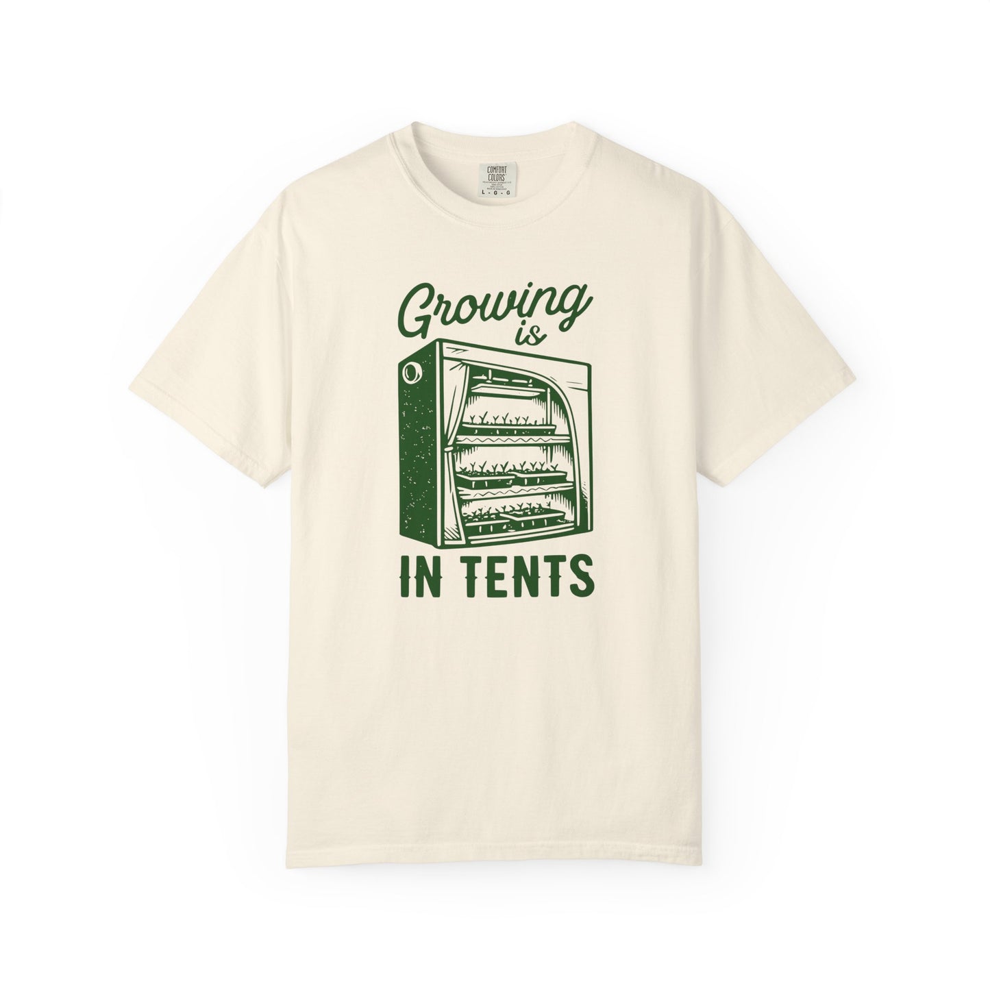 Growing Is In Tents Comfort Colors® Heavyweight T-shirt