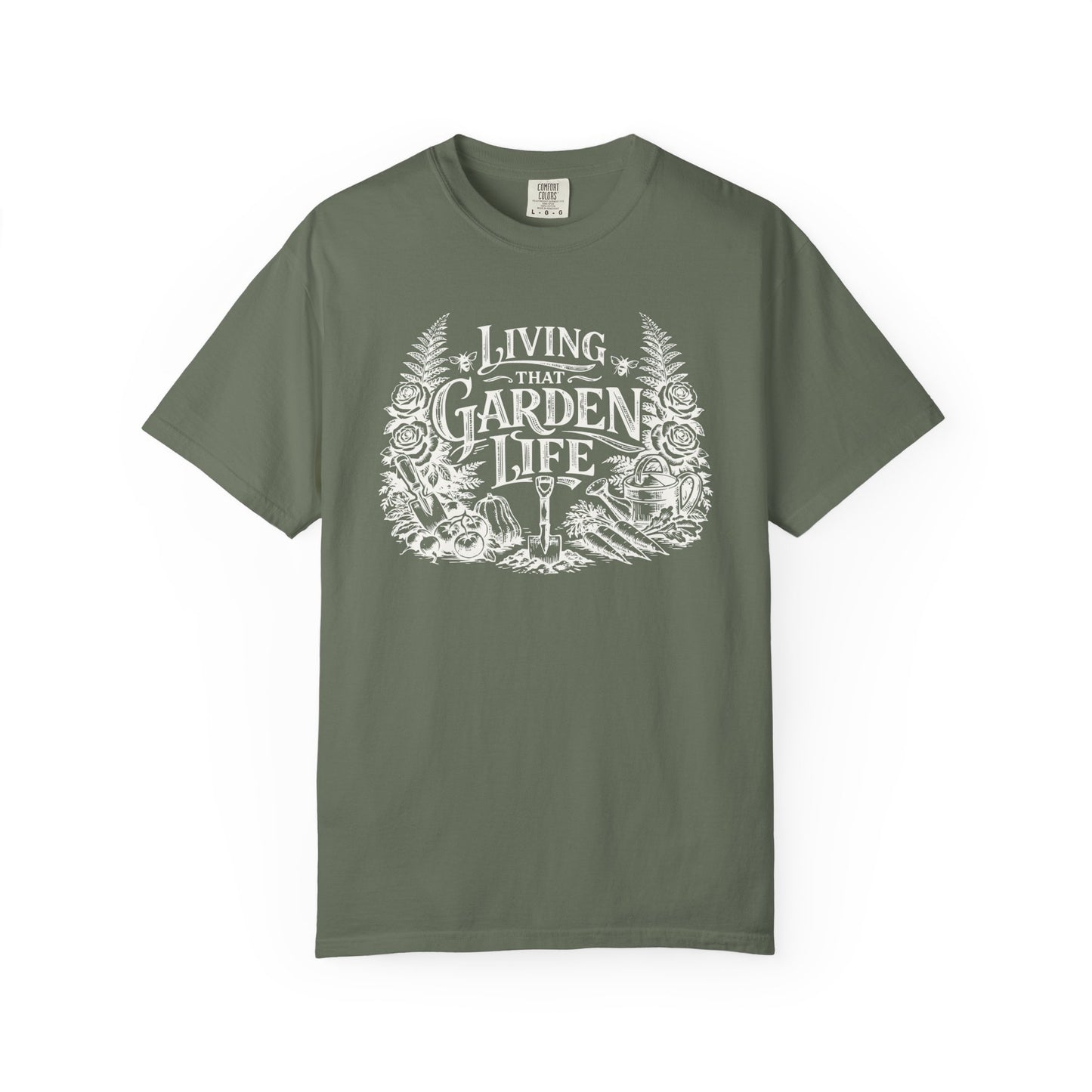 Living That Garden Life Comfort Colors® Heavyweight T-shirt