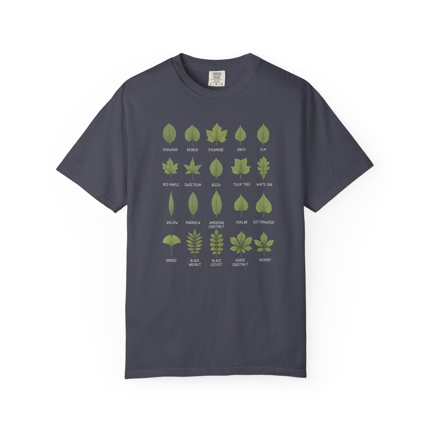 Deciduous Tree Names Comfort Colors® Heavyweight T-shirt