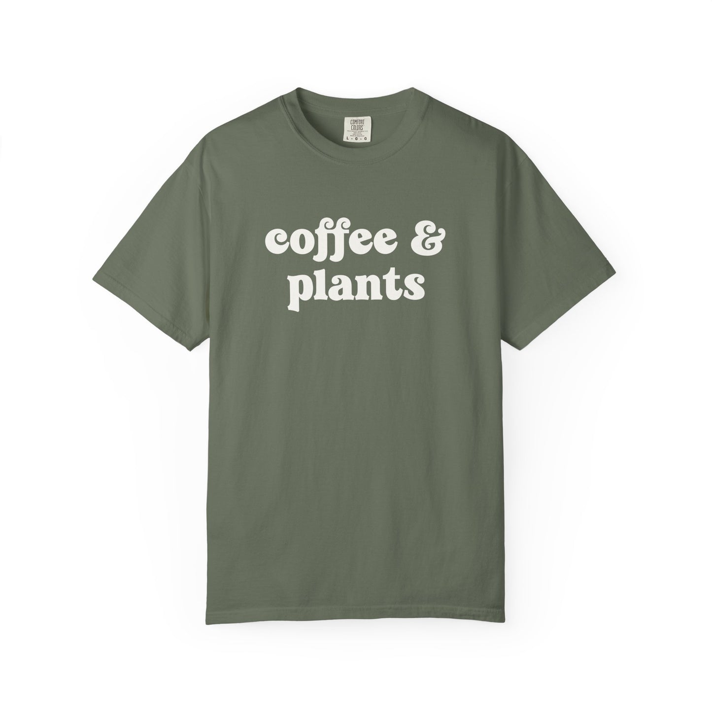 Coffee & Plants Comfort Colors® Heavyweight T-shirt