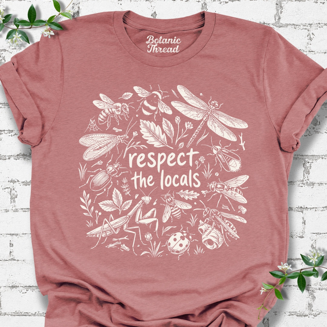 Respect The Locals Insects Lightweight Tee