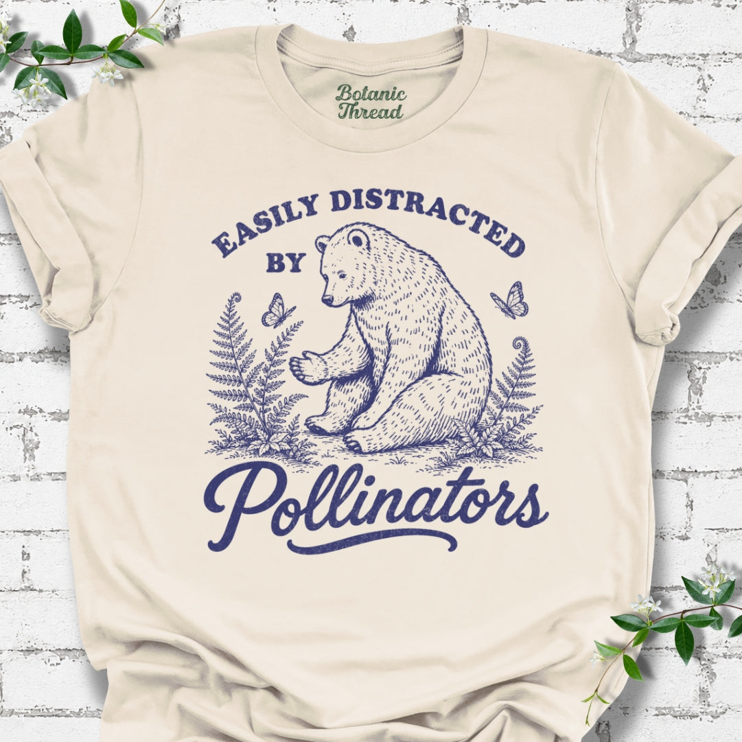 Easily Distracted By Pollinators Lightweight Tee