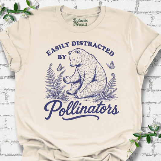 Easily Distracted By Pollinators Lightweight Tee