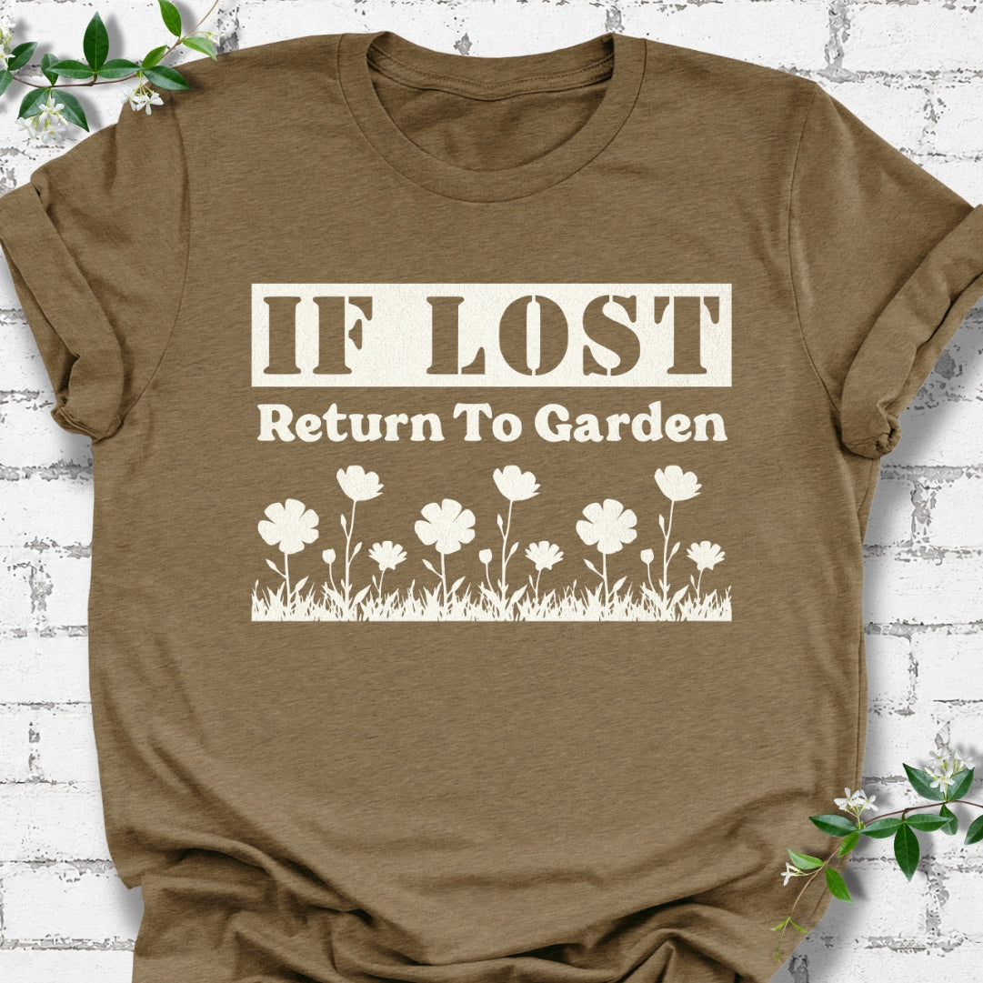 IF LOST Return To Garden Lightweight Tee