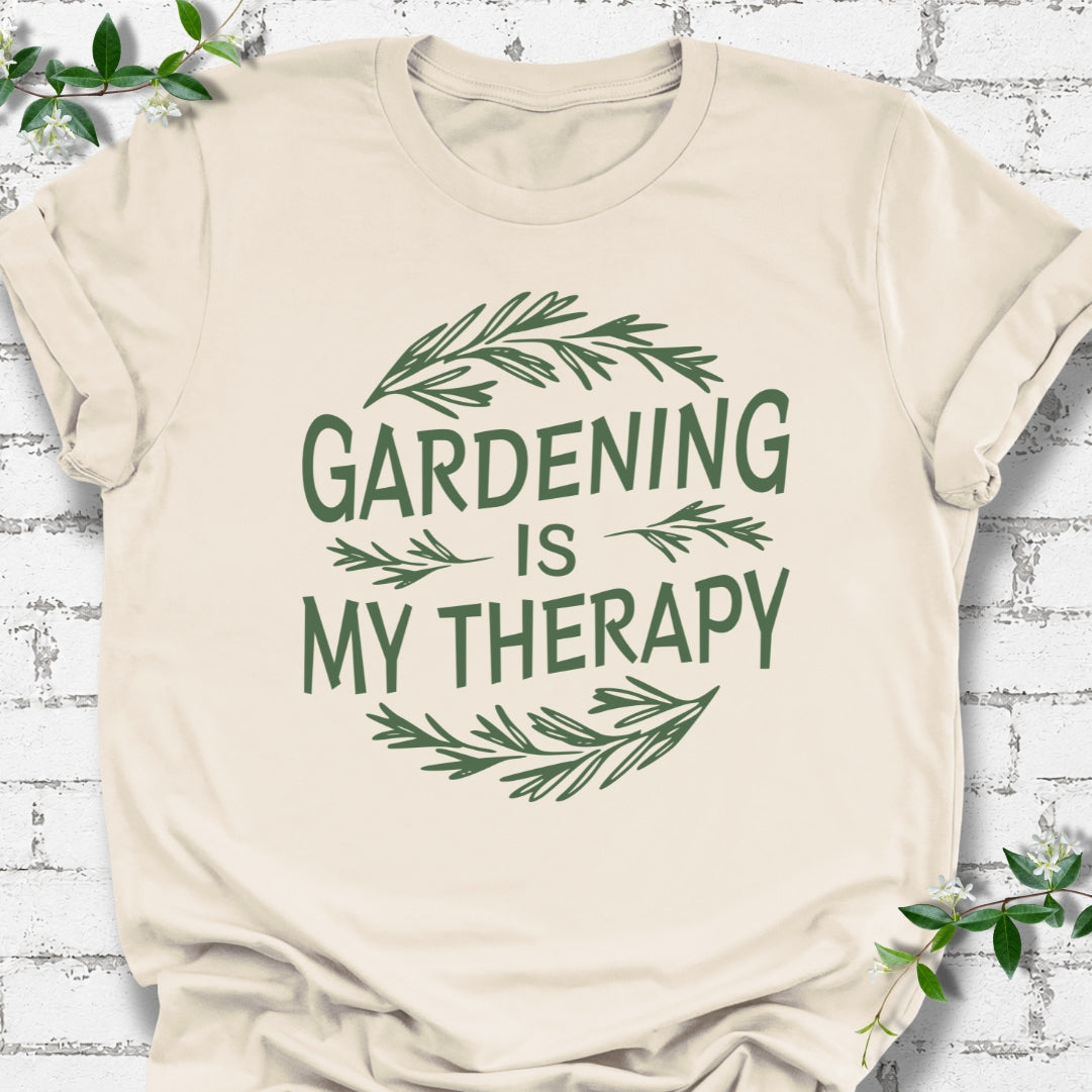 Gardening Is My Therapy Lightweight Tee