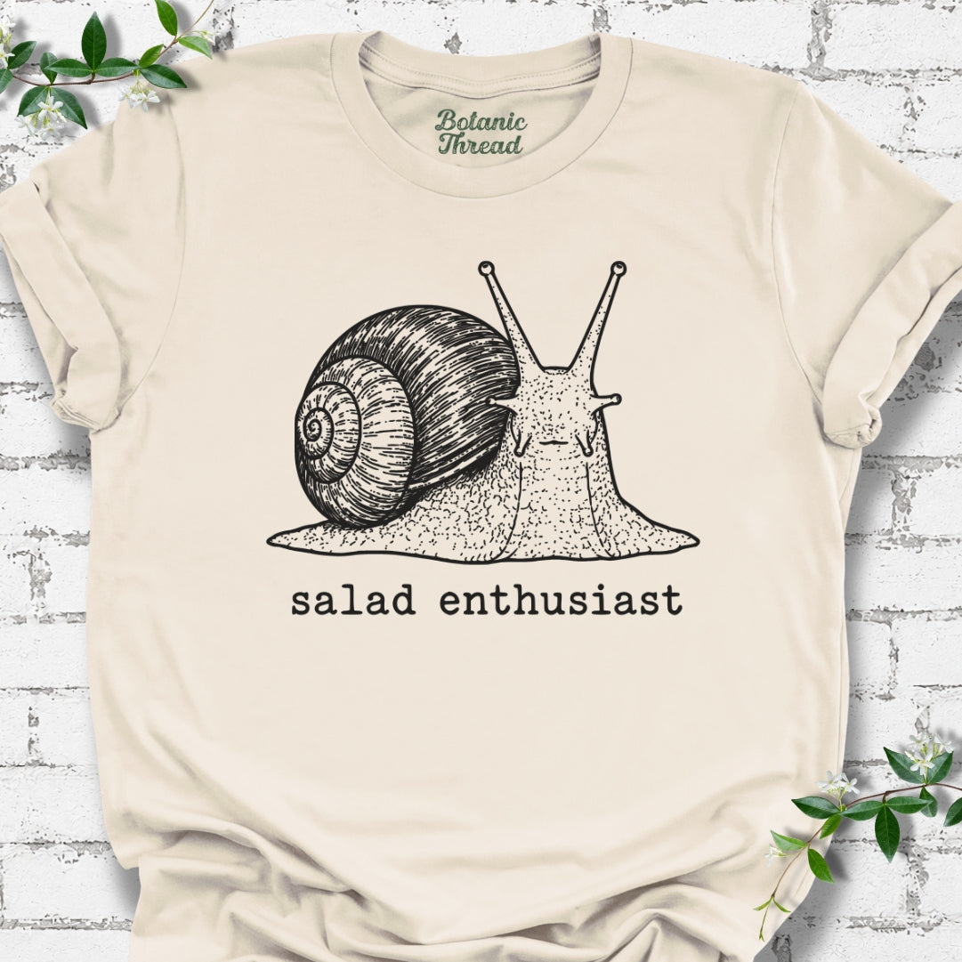 Salad Enthusiast Snail Lightweight Tee