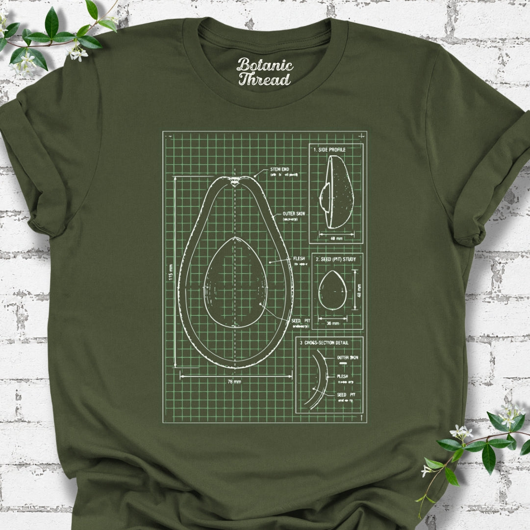 Avocado Blueprint Lightweight Tee