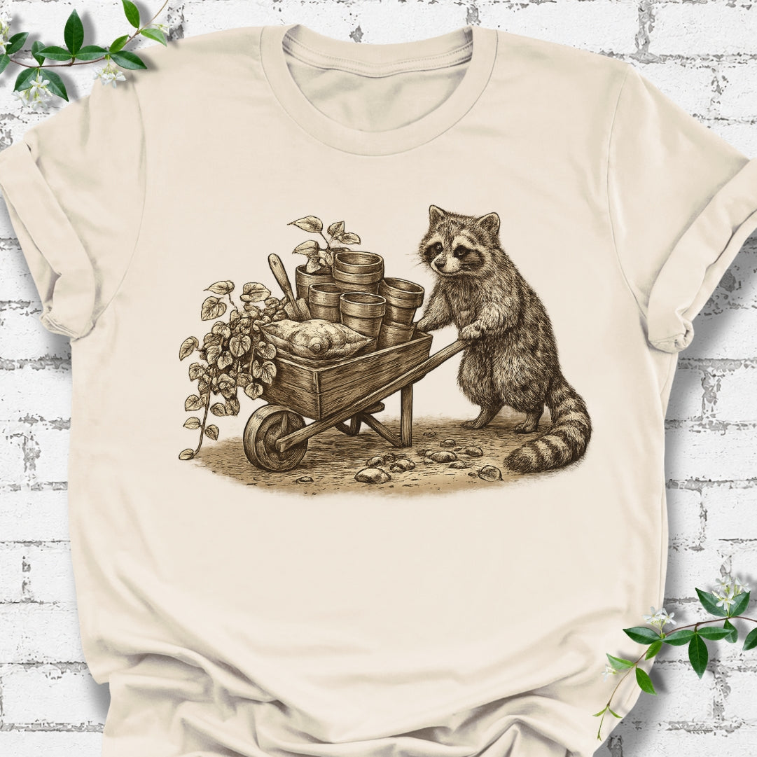 Raccoon Gardener Lightweight Tee