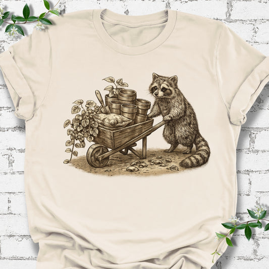 Raccoon Gardener Lightweight Tee