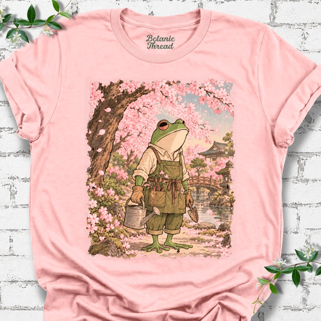 Cherry Blossom Frog T-Shirt