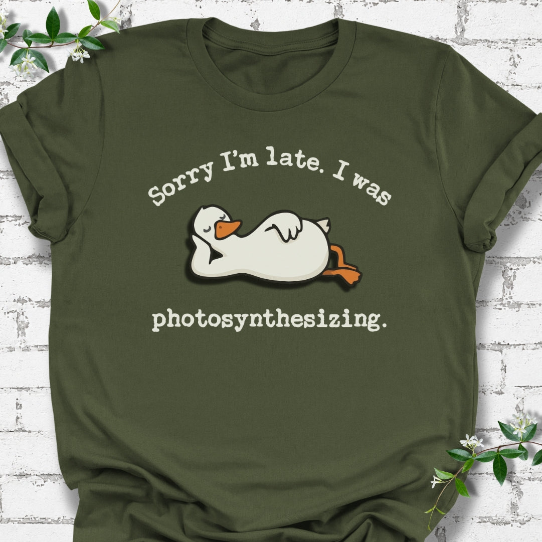 Sorry I'm Late. I Was Photosynthesizing Lightweight Tee