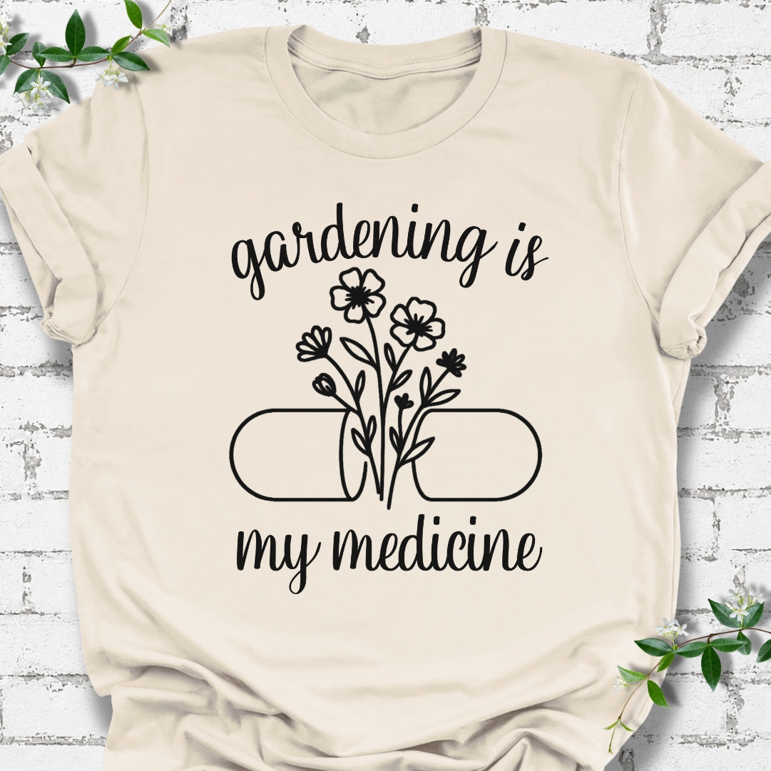 Gardening Is My Medicine Lightweight Tee