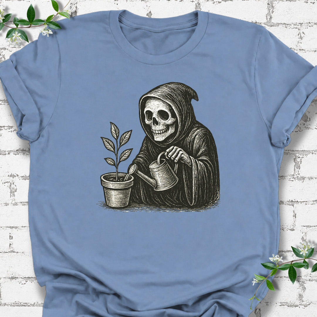 Grim Reaper Plant Lover Lightweight Tee
