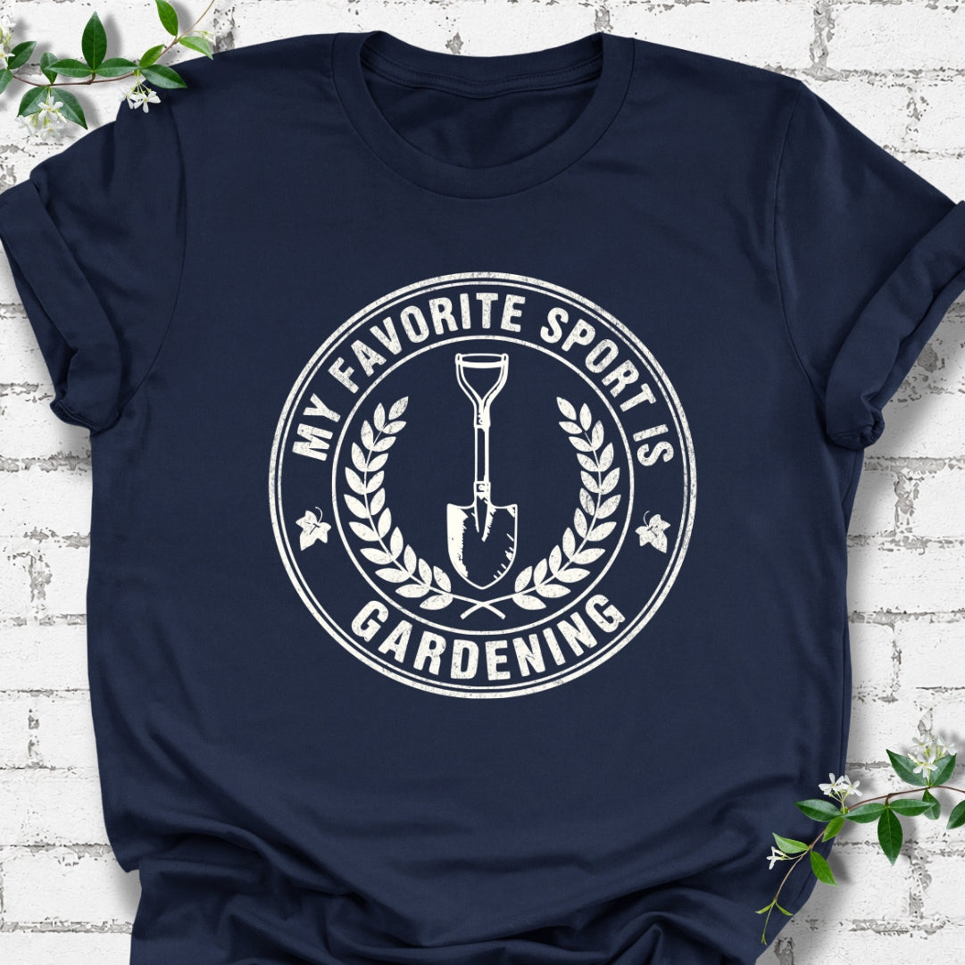 My Favorite Sport Is Gardening Lightweight Tee