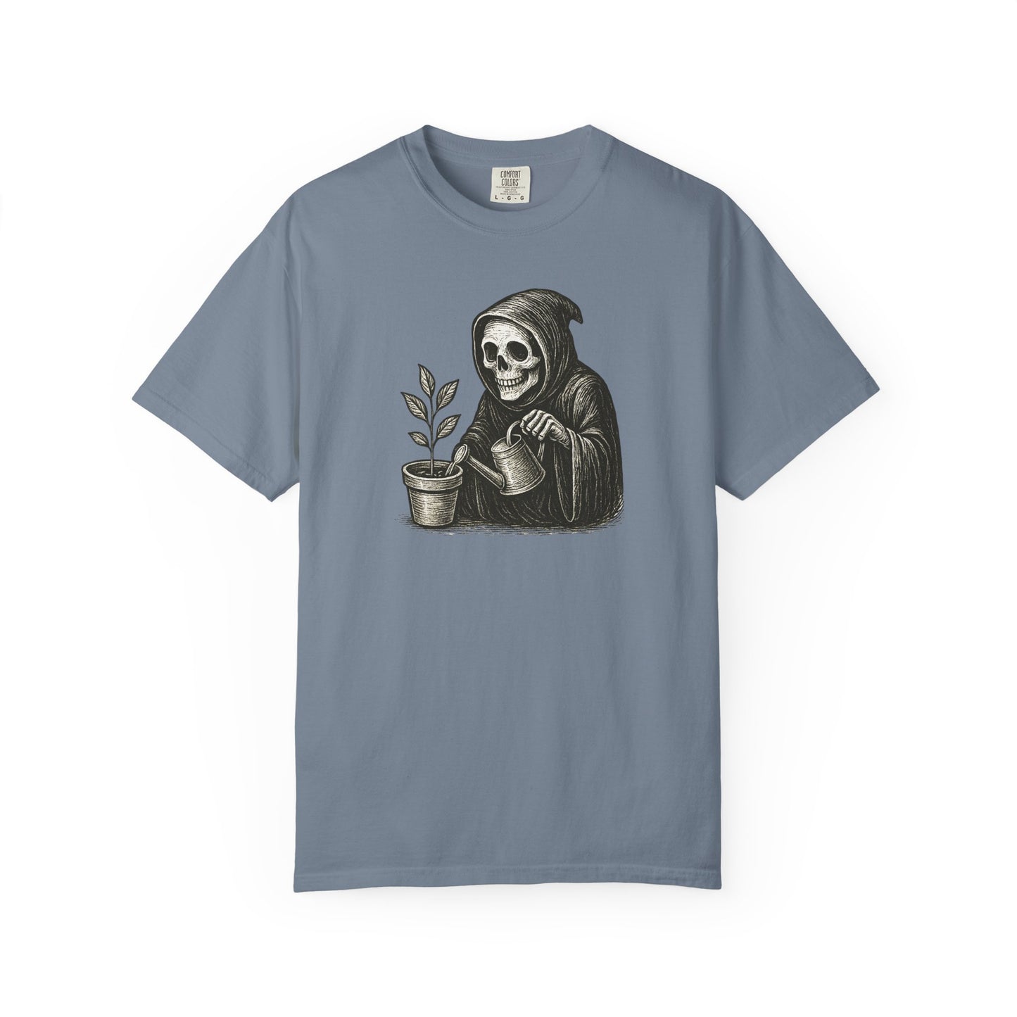 Grim Reaper Plant Lover Comfort Colors® Heavyweight T-shirt