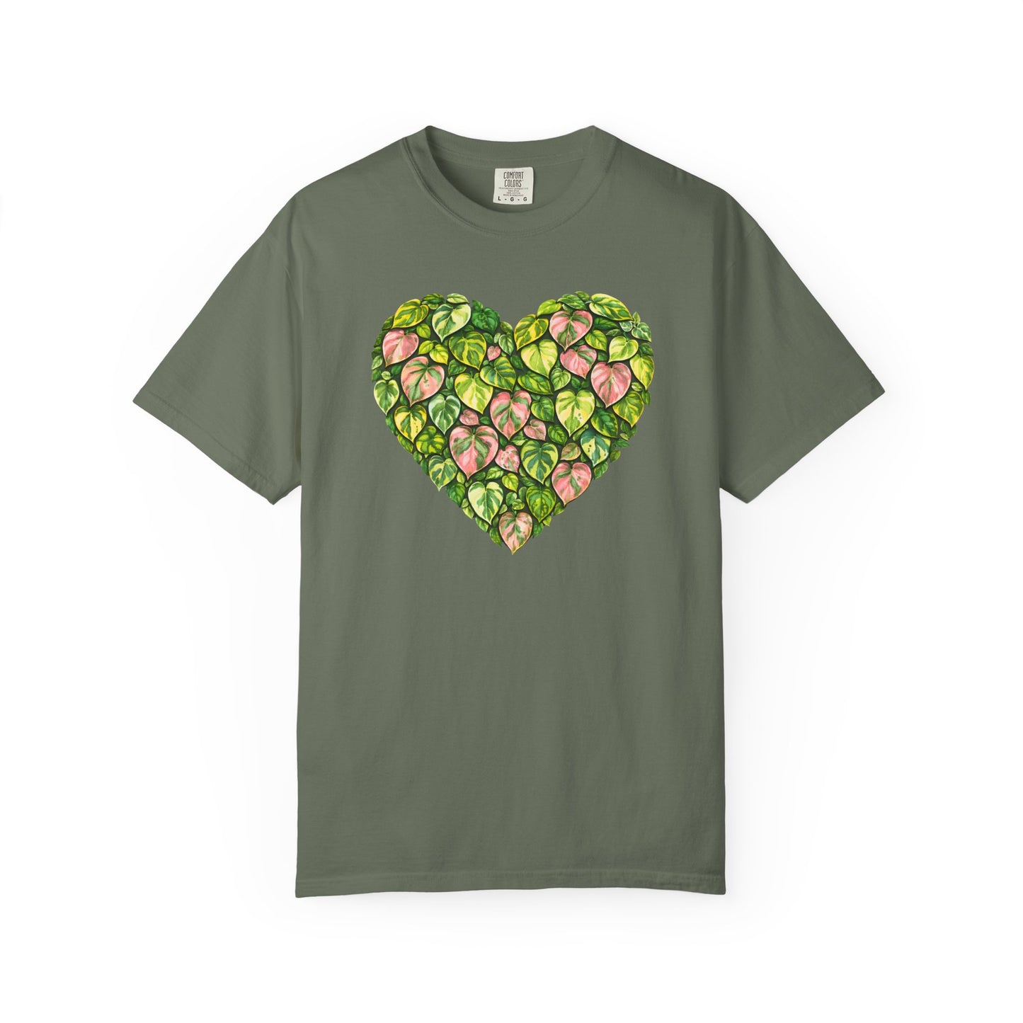 Heart Of Philodendron And Pothos Comfort Colors® Heavyweight T-shirt