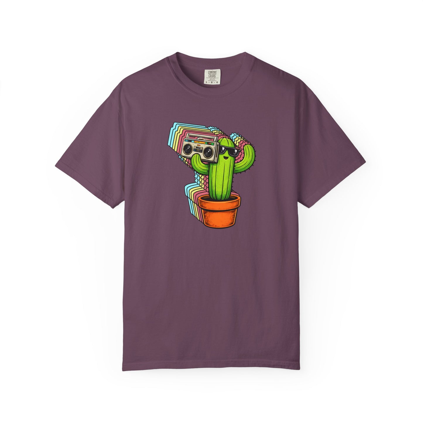Cactus With Boom Box Comfort Colors® Heavyweight T-shirt